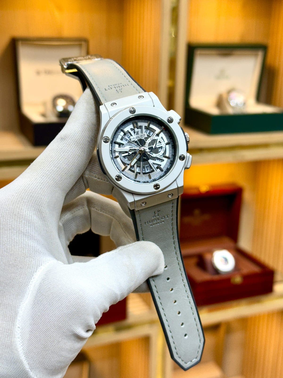 Hublot Meca White Ceramic