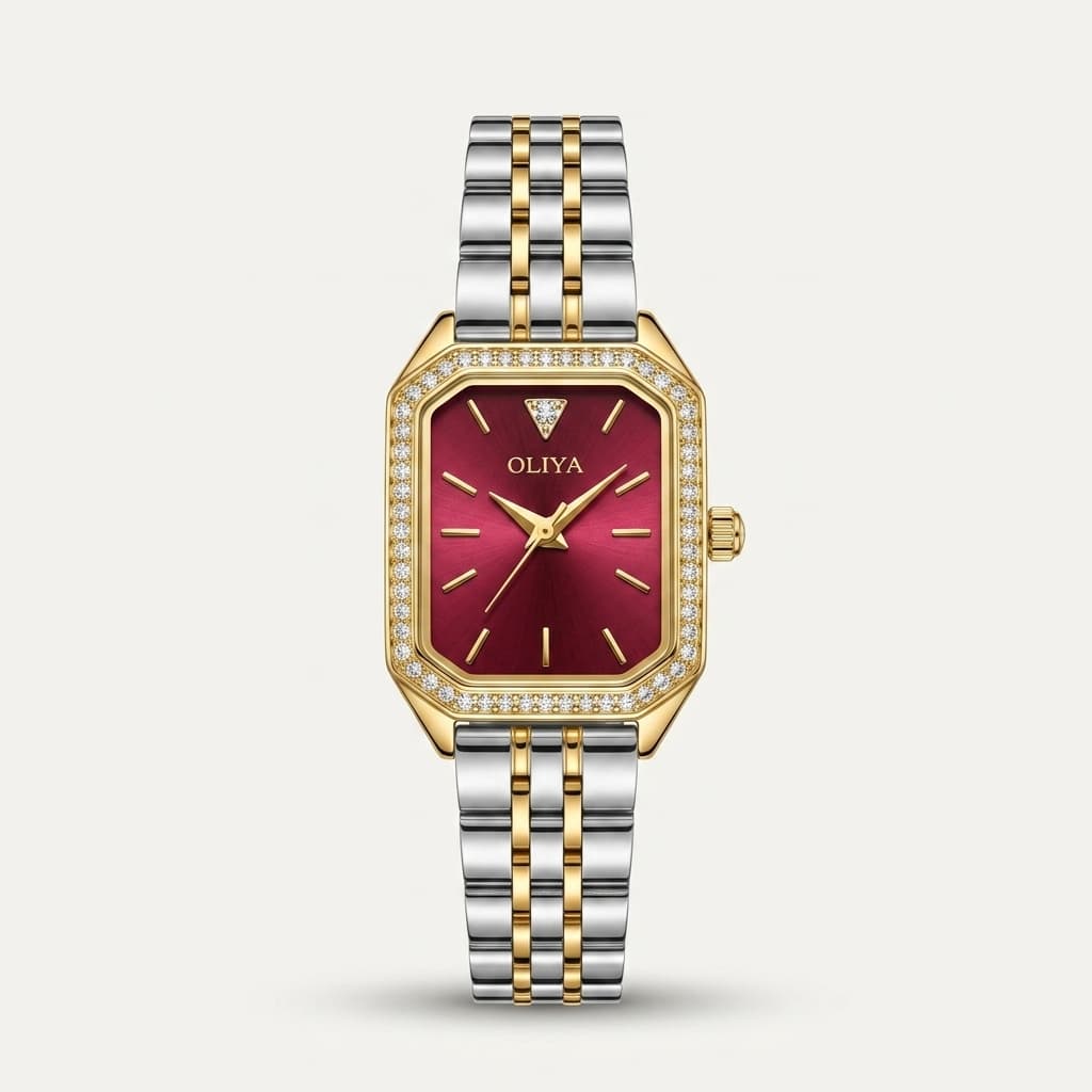 OLIYA Diamond Emerald-Cut Luxury