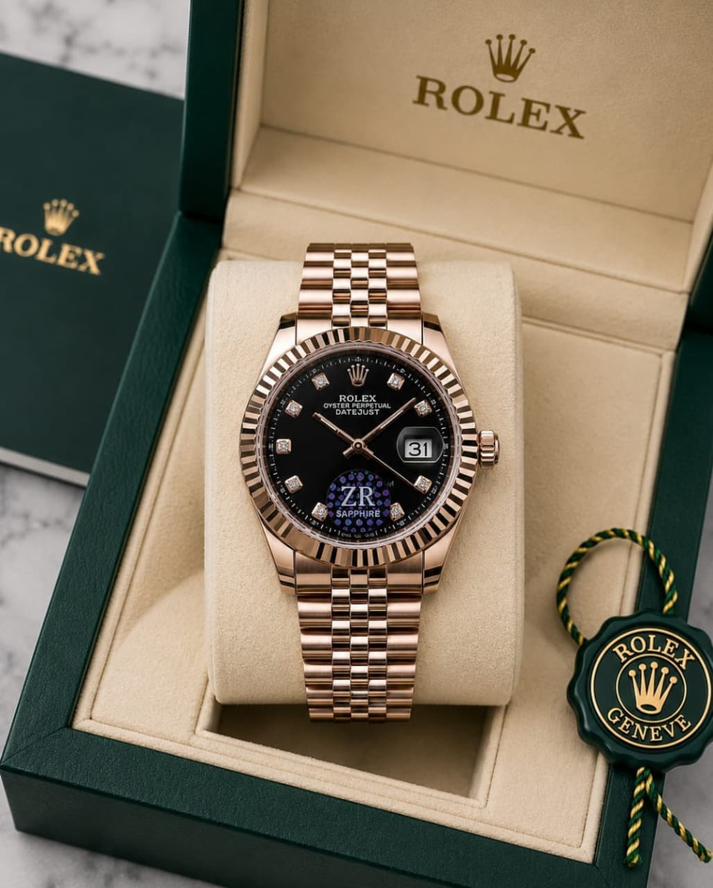 Rolex Datejust Rose Gold ZR Edition
