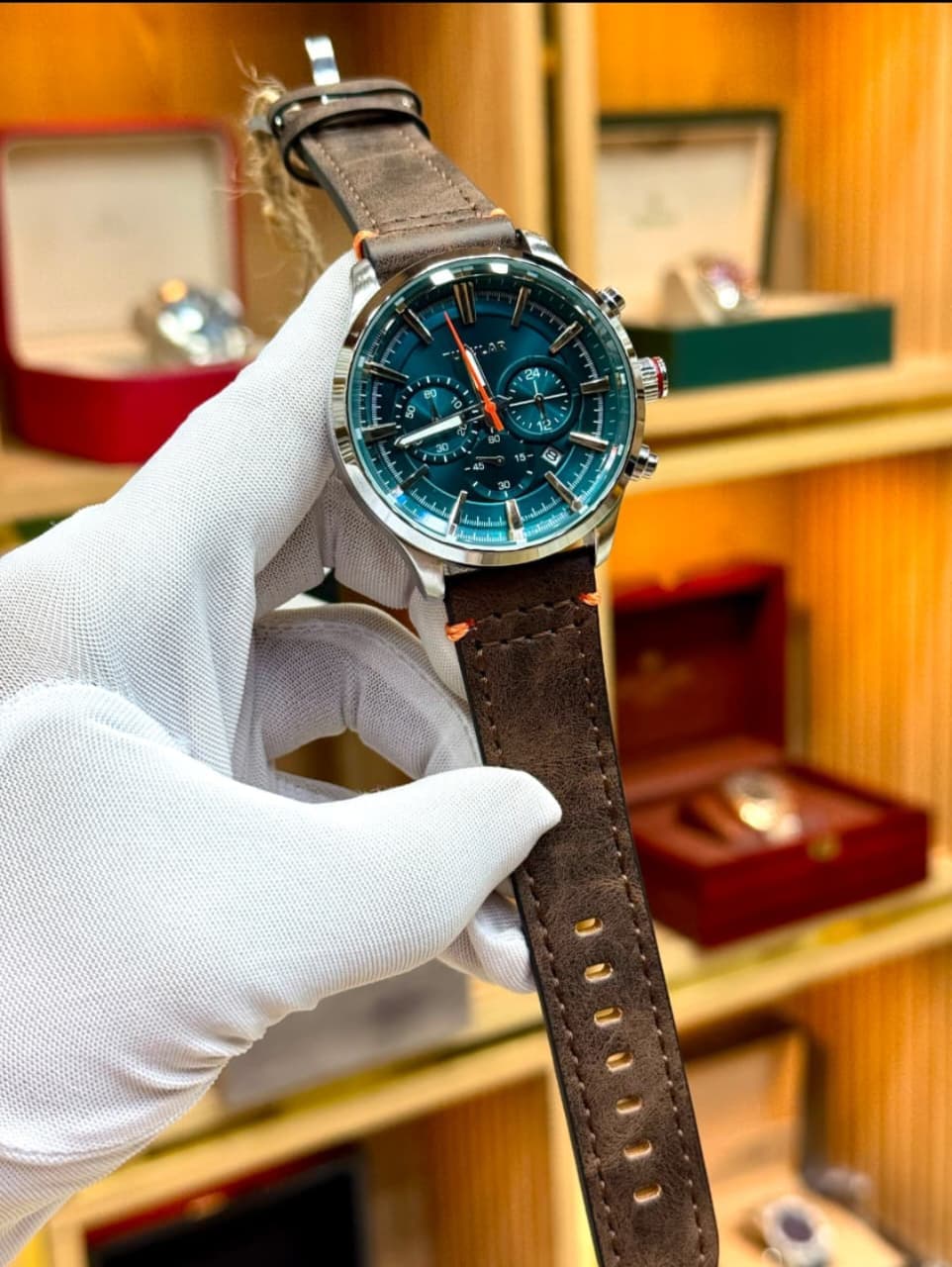 TUBULAR Emerald Chronograph