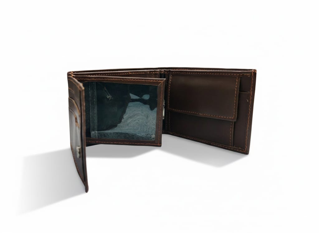 Leather Bi-Fold Wallet thumbnail 3